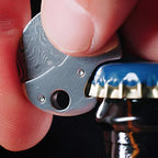 Mini abridor de botellas compacto de titanio y cortador EDC