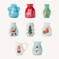 Christmas Mini Vase Fridge Magnets