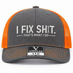 🔥ÚLTIMO DÍA 49% DE DESCUENTO -🛠️ Gorra de camionero "Arreglo Mierda" - Gorra divertida de mecánico y reparador